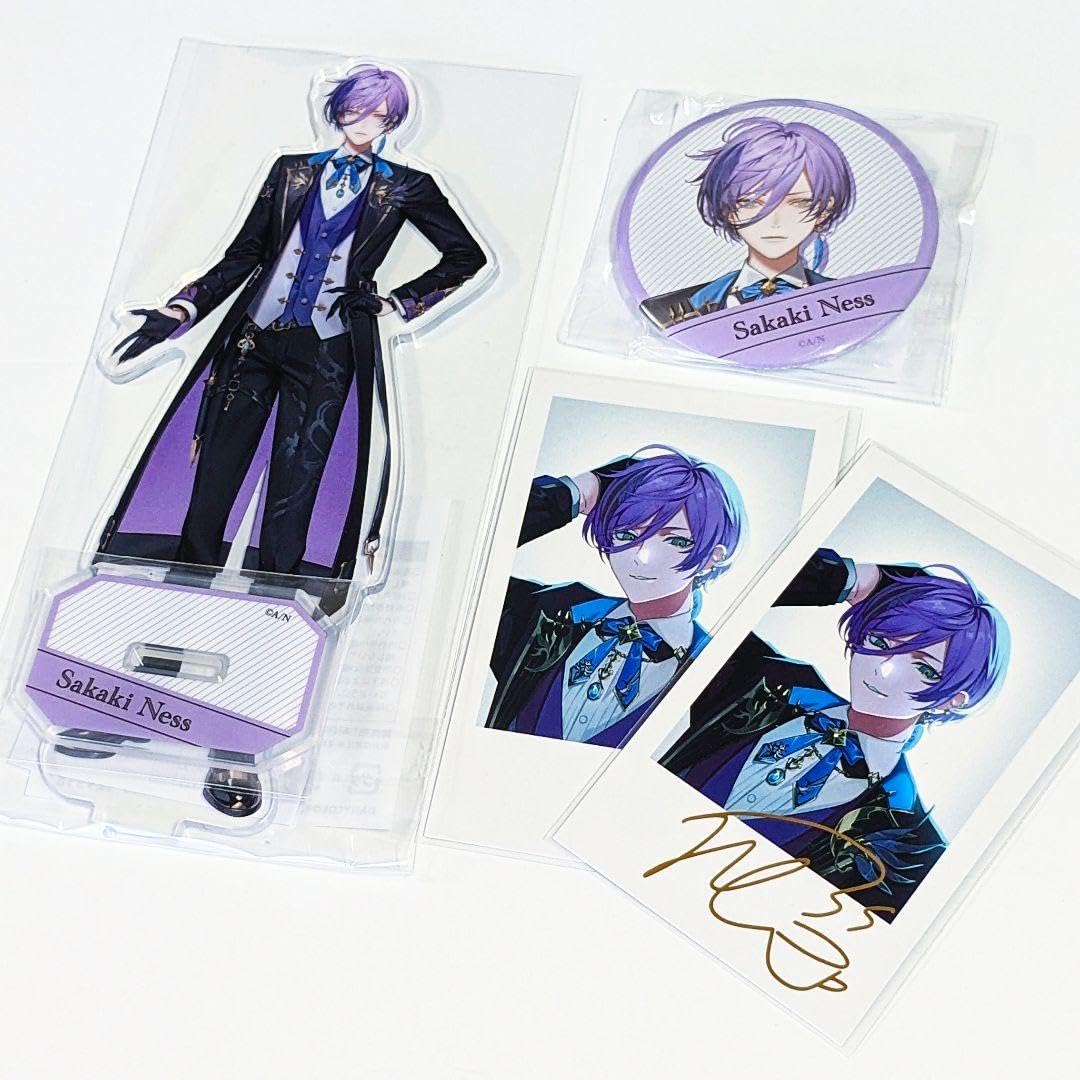 Amazon.co.jp: にじさん Welcome goods アクスタ 缶バッジ チェキ 榊 
