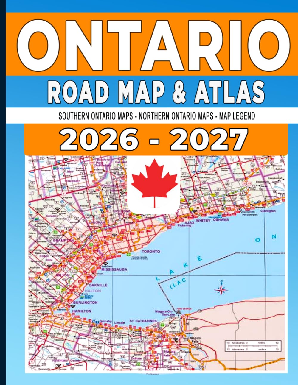 Ontario Road Map - Road Atlas Ontario - Southern & Northern Ontario Road Map