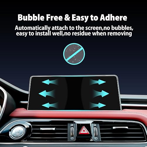 Miniatura 8 de ZCLINKO Protector de pantalla para Genesis G70 2022, 2023, 2024, 2025, 10.25 pulgadas, vidrio templado 9H, protector de pantalla antiarañazos G70