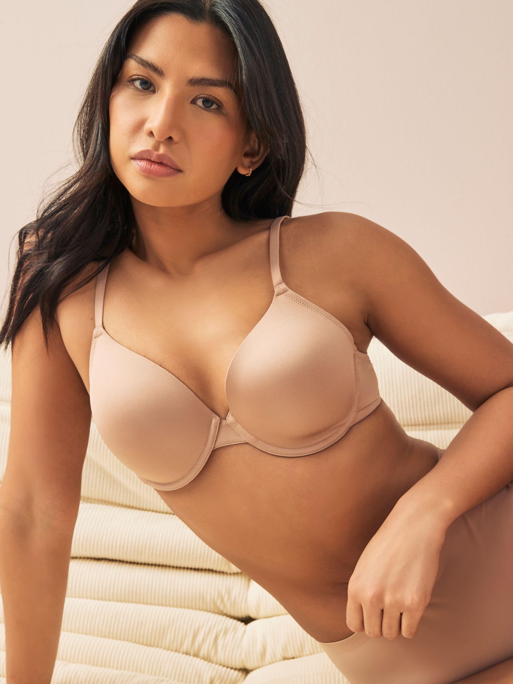 NEXT Mujeres Pack de 2 Sujetadores Invisibles de Copa Completa con Relleno Ligero y Efecto Reductor A-E