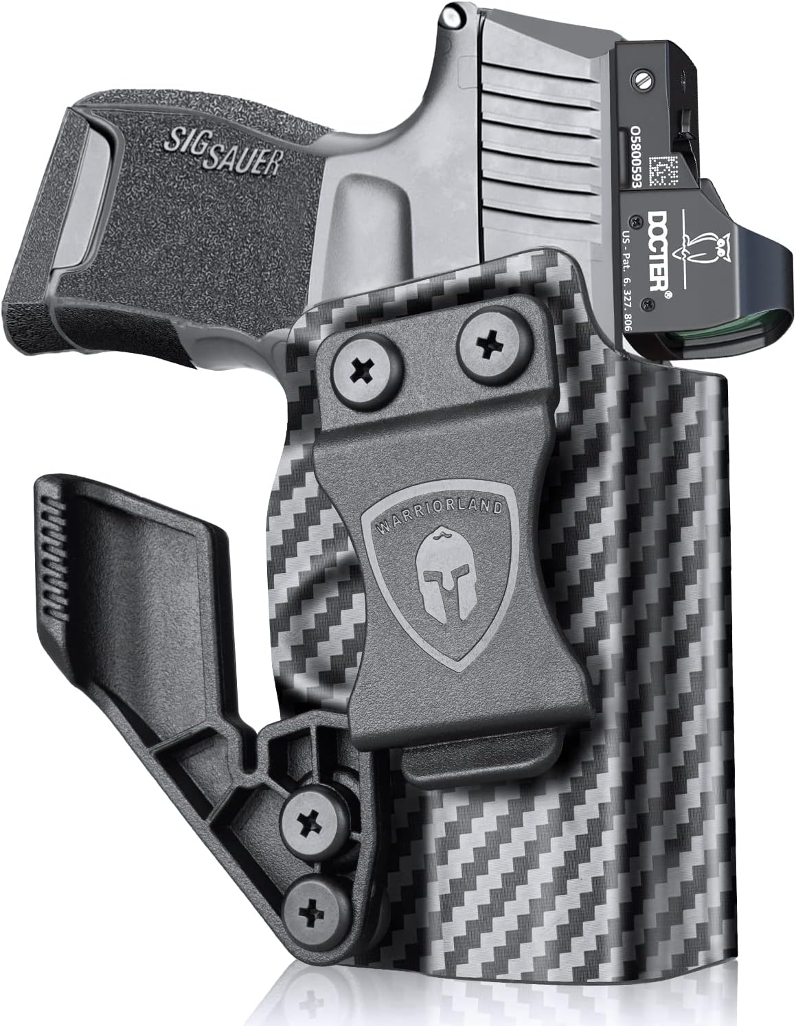 IWB Kydex Holster Optic Cut &Claw, Select Fit Glock 17/19/ 19X/ 43X/ 26/MOS, P365/P365X/ P365XL/ P320, Hellcat Pro/Echelon/Hellcat, Bodyguard 2.0, G2C/G3C, Shield Plus/EZ, M&P 9/.40 &More