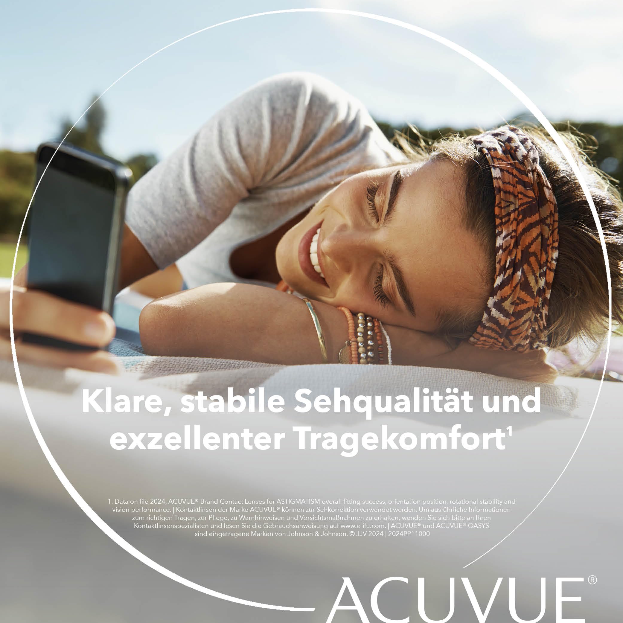 ACUVUE OASYS 1-Day for Astigmatism Kontaktlinsen – Tageslinsen mit angenehmem Tragegefühl – -2.75 dpt, Cyl -0.75, Ach 180 und BC 8,5 – Mit UV Schutz und Austrocknungsschutz – 90 Linsen