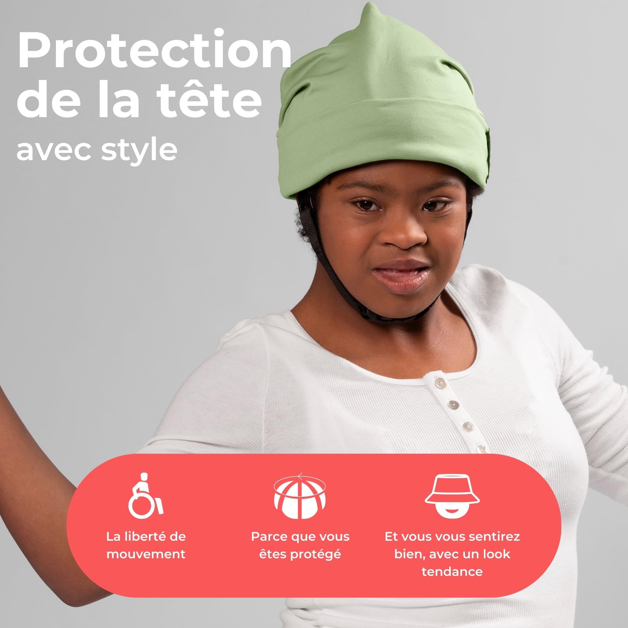 Ribcap Lenny Summer | Casque de Protection pour épilepsie et Chutes