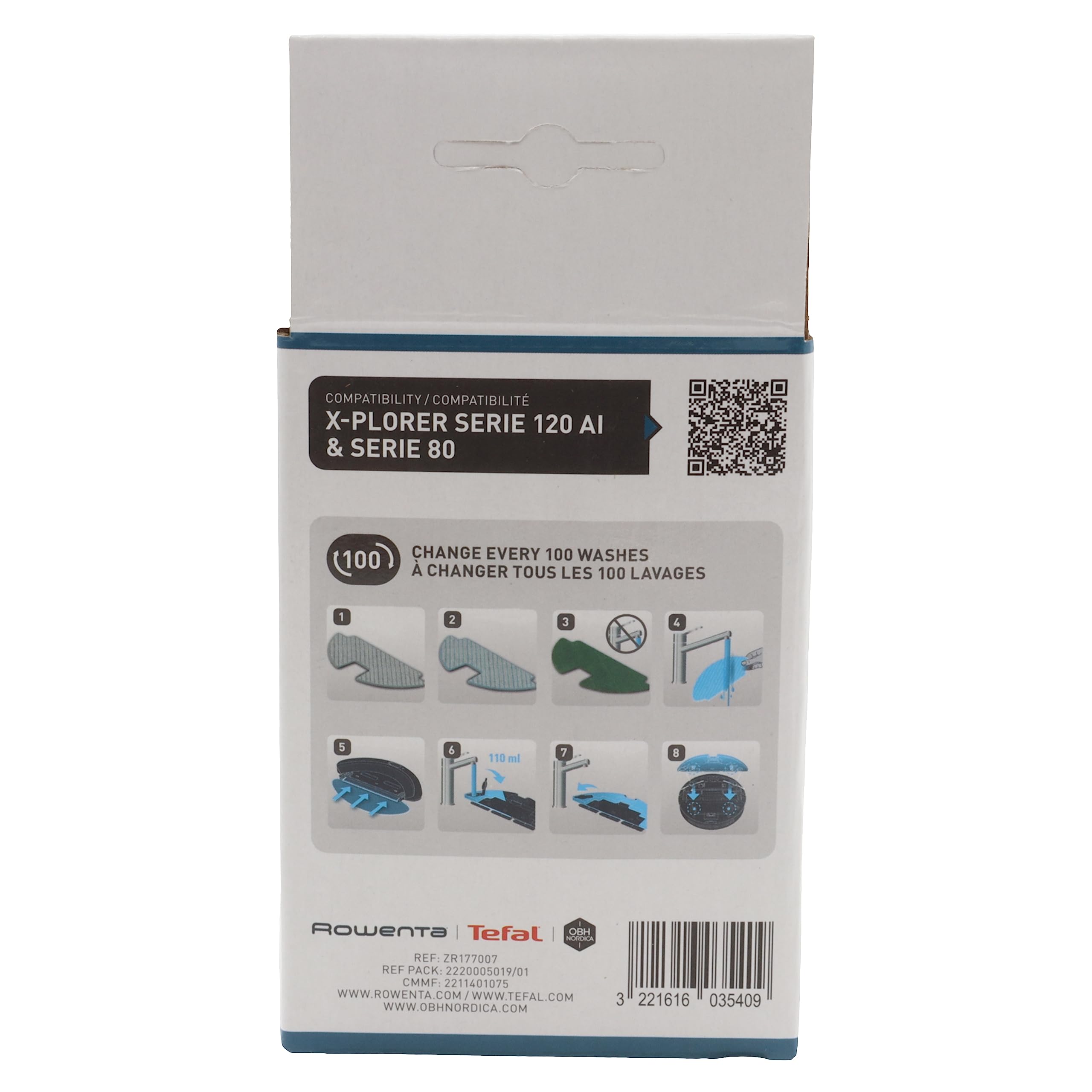 Lotto di 6 panni in microfibra ZR305A01