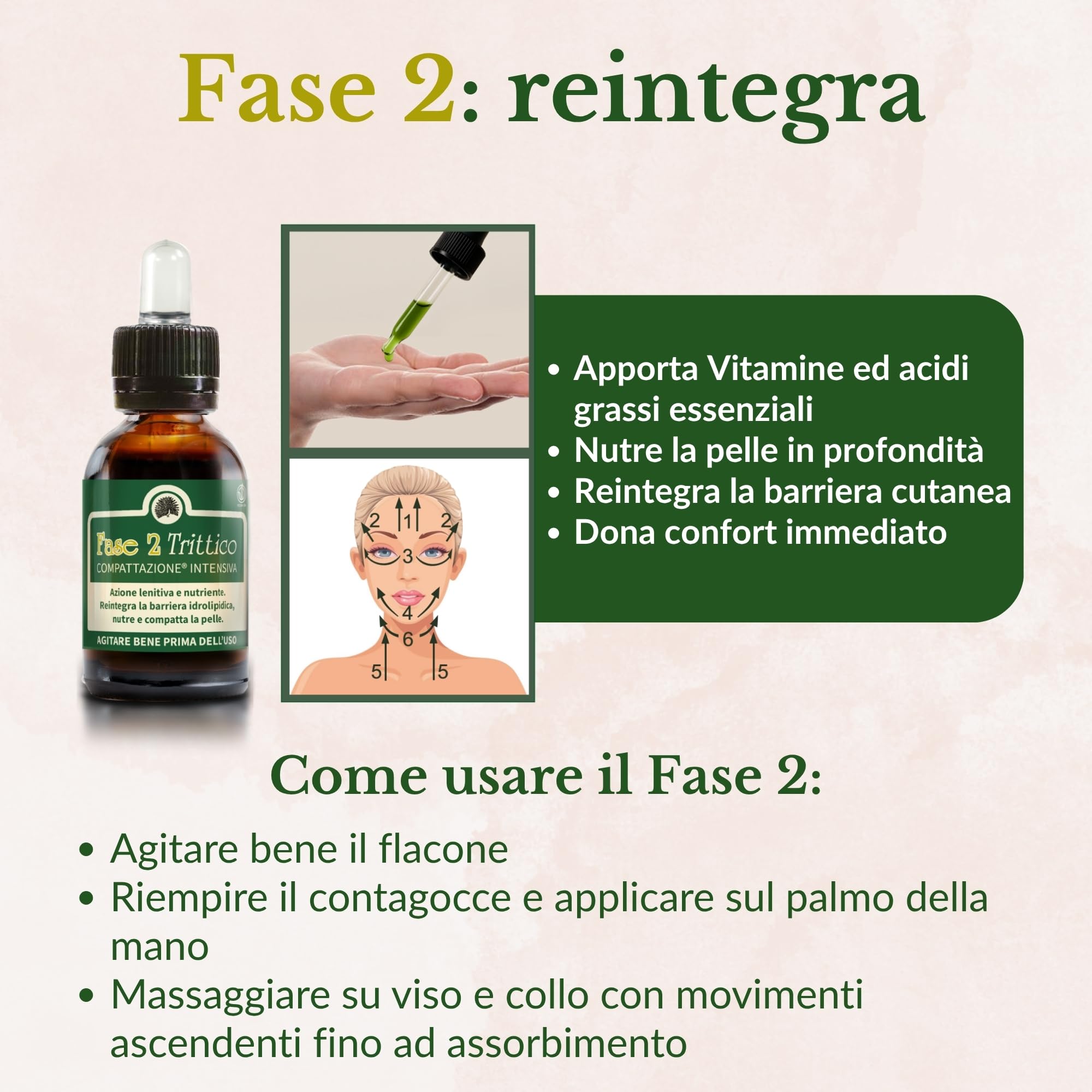 Mary Rose Trittico 3 X 10 ml, Siero Viso e Siero Antirughe Donna Uomo, Skincare Settimanale Bio e Vegan, Trattamento Illuminate Alternativo allo Scrub Viso, Pelle Compatta e Levigata, Made in Italy