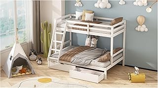 PIONEER TRIPLE BUNK BED KIDS BEDS ADULTS BEDS IN WHITE BUNK BED FOR KIDS WITH STORAGE