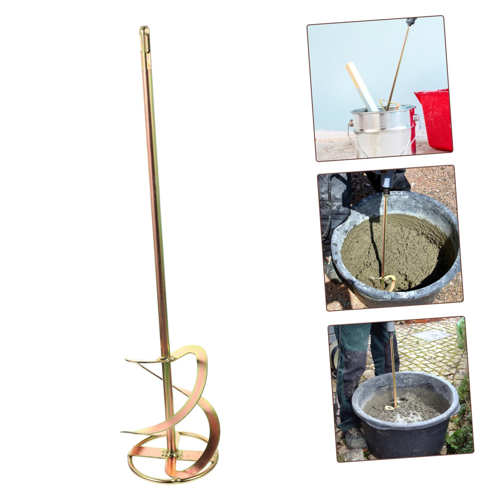 HOMOCONO Cement Mixing Sticks Electric Drill Stirring Rods Paint Mixing Stick for Drill