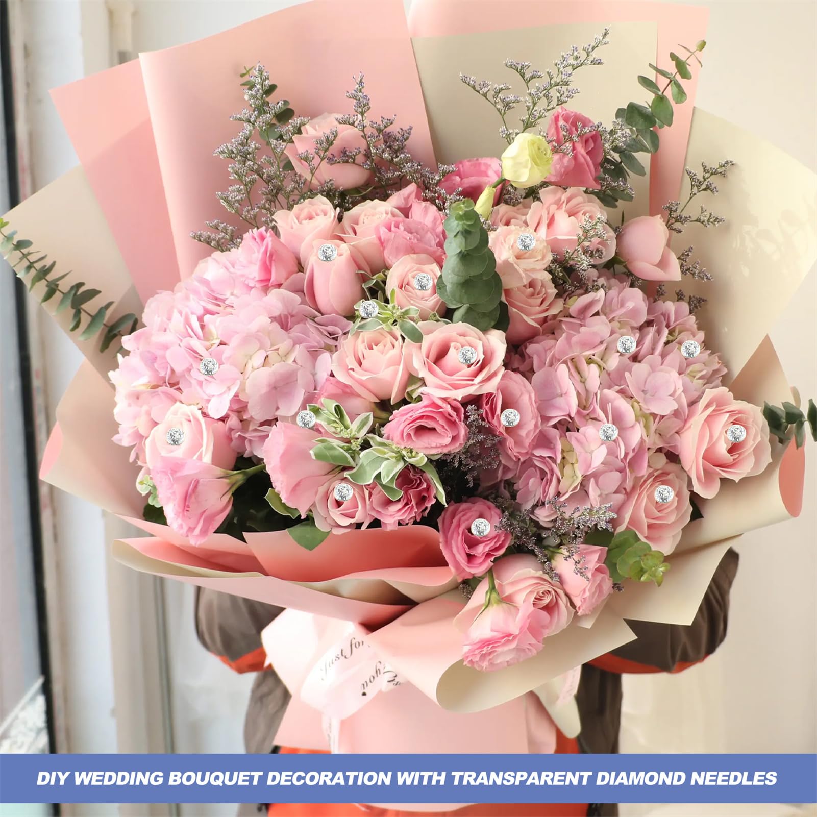 100pcs épingles à Coudre épingles Droites Épingles De Corsage Pins Tête De Perle Faux Épingles De Bouquet De Mariage Épingles Droites Blanches Pour