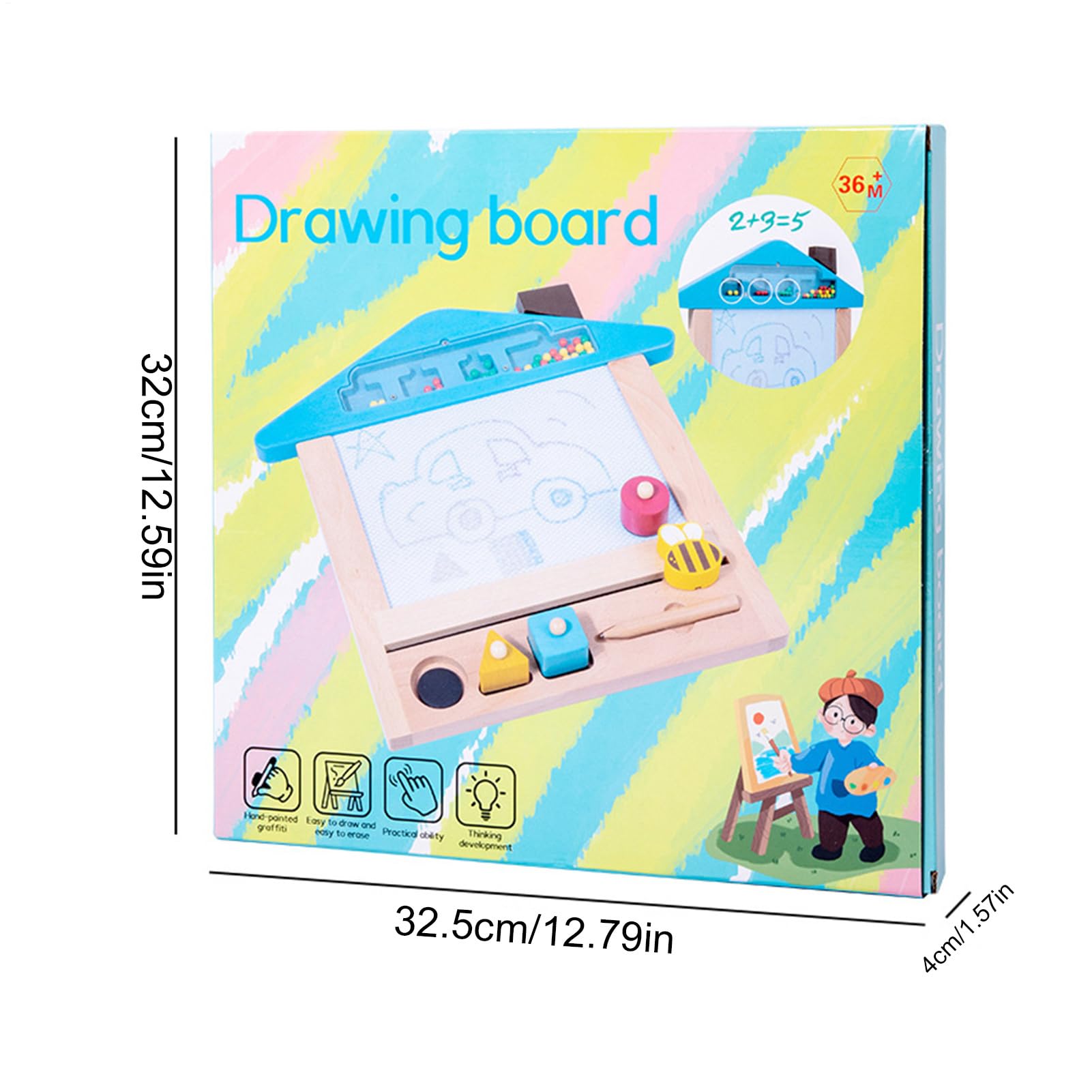 Tablero de dibujo magnético, tablero de dibujo magnético para niños
