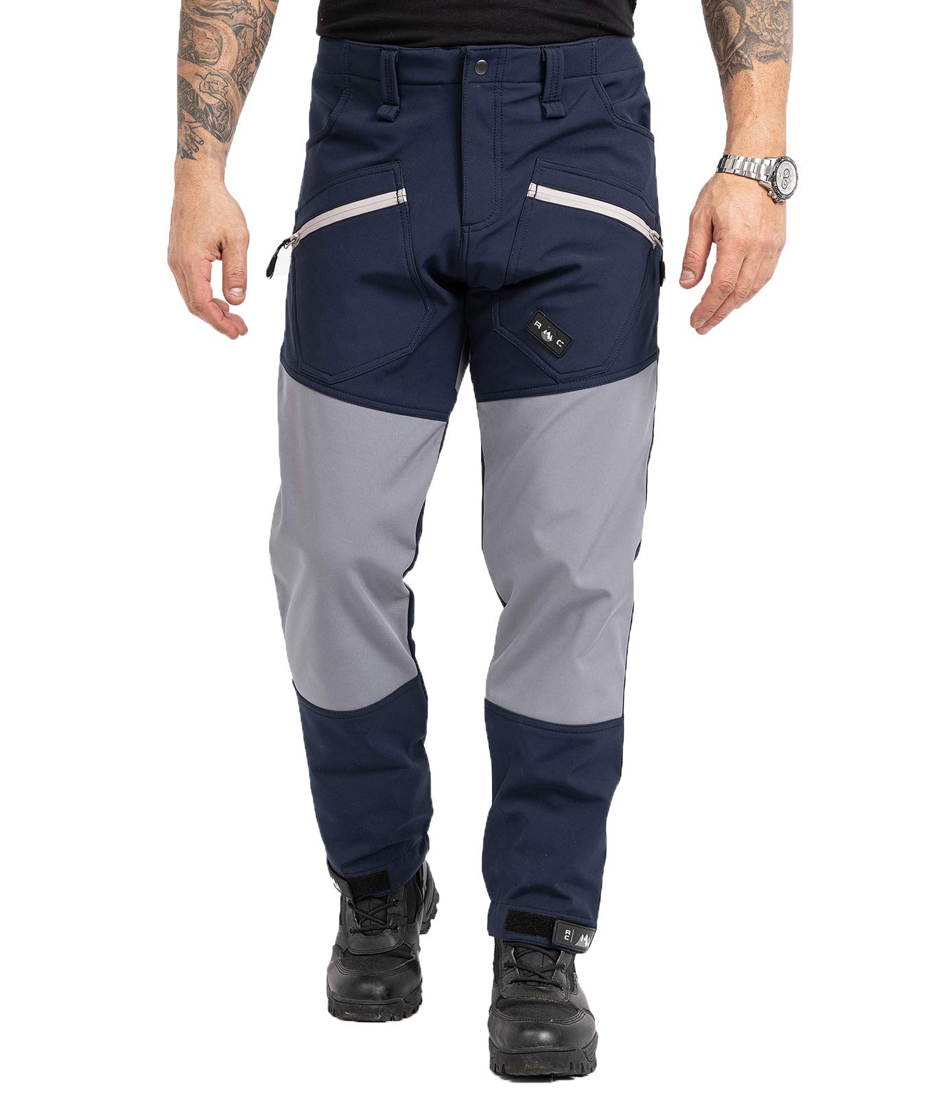 Rock Creek Herren Softshell Hose Cargohose Outdoorhose Wanderhose – Herren Softshellhose