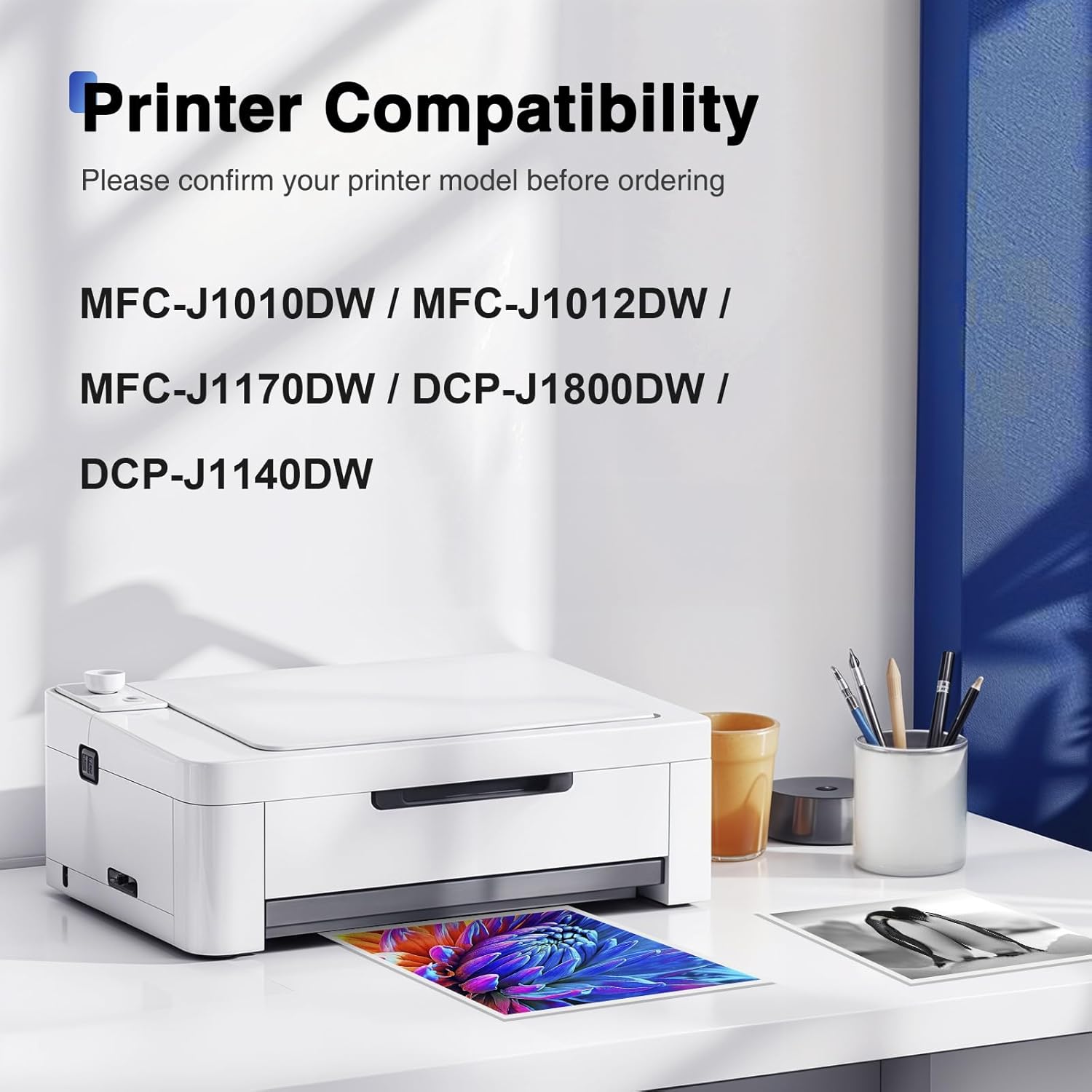 Starink LC401XL Ink Cartridges for Brother Printer High Yield 5 Pack, Compatible Replacement for Brother LC401 Ink Cartridges for Brother MFC-J1010DW MFC-J1170DW MFC-J1012DW MFC-J1800DW