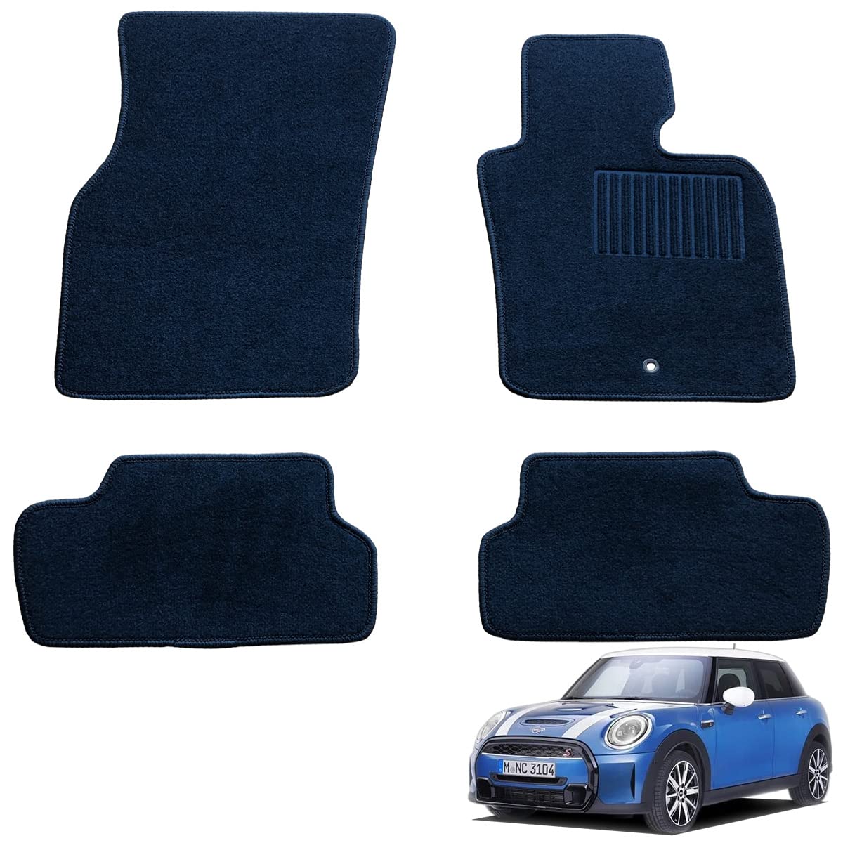 MINI F 56 フロアーマット MINI ミニ F56 フロアマット ◇ウッド調カーペット 木目