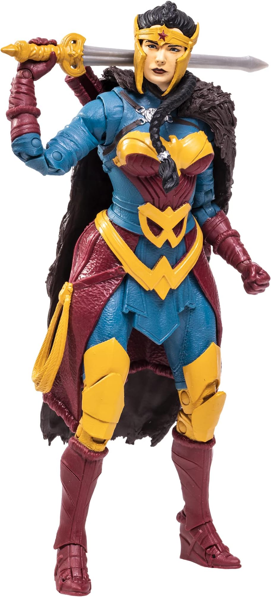McFarlane Toys DC Multiverse Wonder Woman Endless Winter 7" Action Figure with Frost King Pieces and Accessories