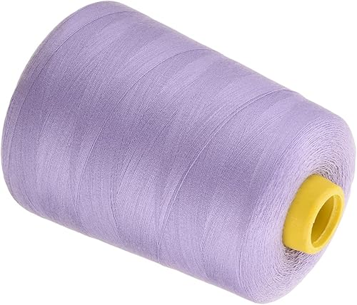 Aicosineg Hilo de coser de poliéster 402, hilo de máquina de serger, 8000 yardas cada carrete, hilo de bordar, hilo de conexión para trabajos de