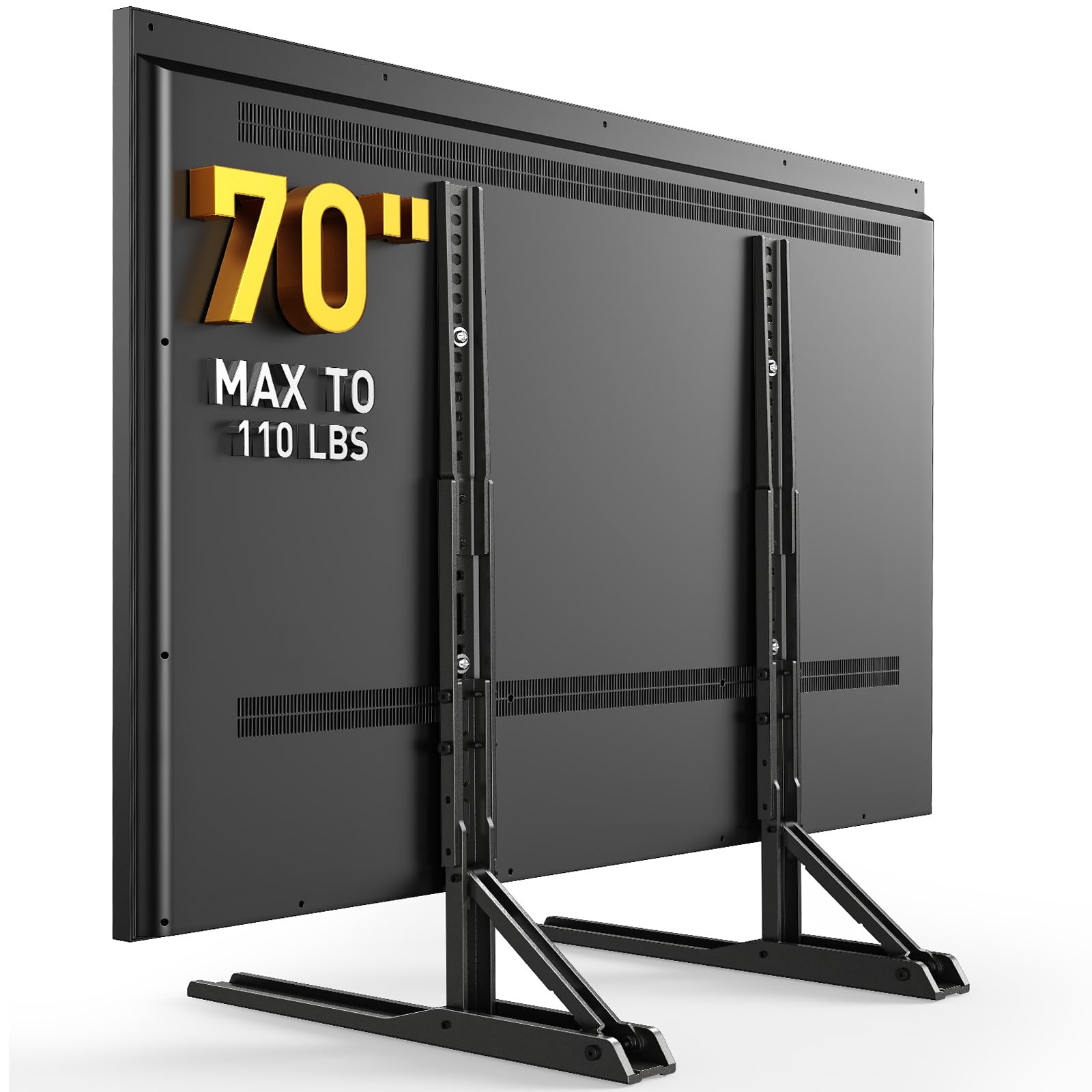 Perlegear Supporto TV da Tavolo Universale 22-70 Pollici VESA 800x600 mm 50 kg