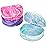 Practicon Marble Retainer Cases, Orthodontic Aligner Case, Mouth Guard Holder (3 Pack) Pink Mermaid