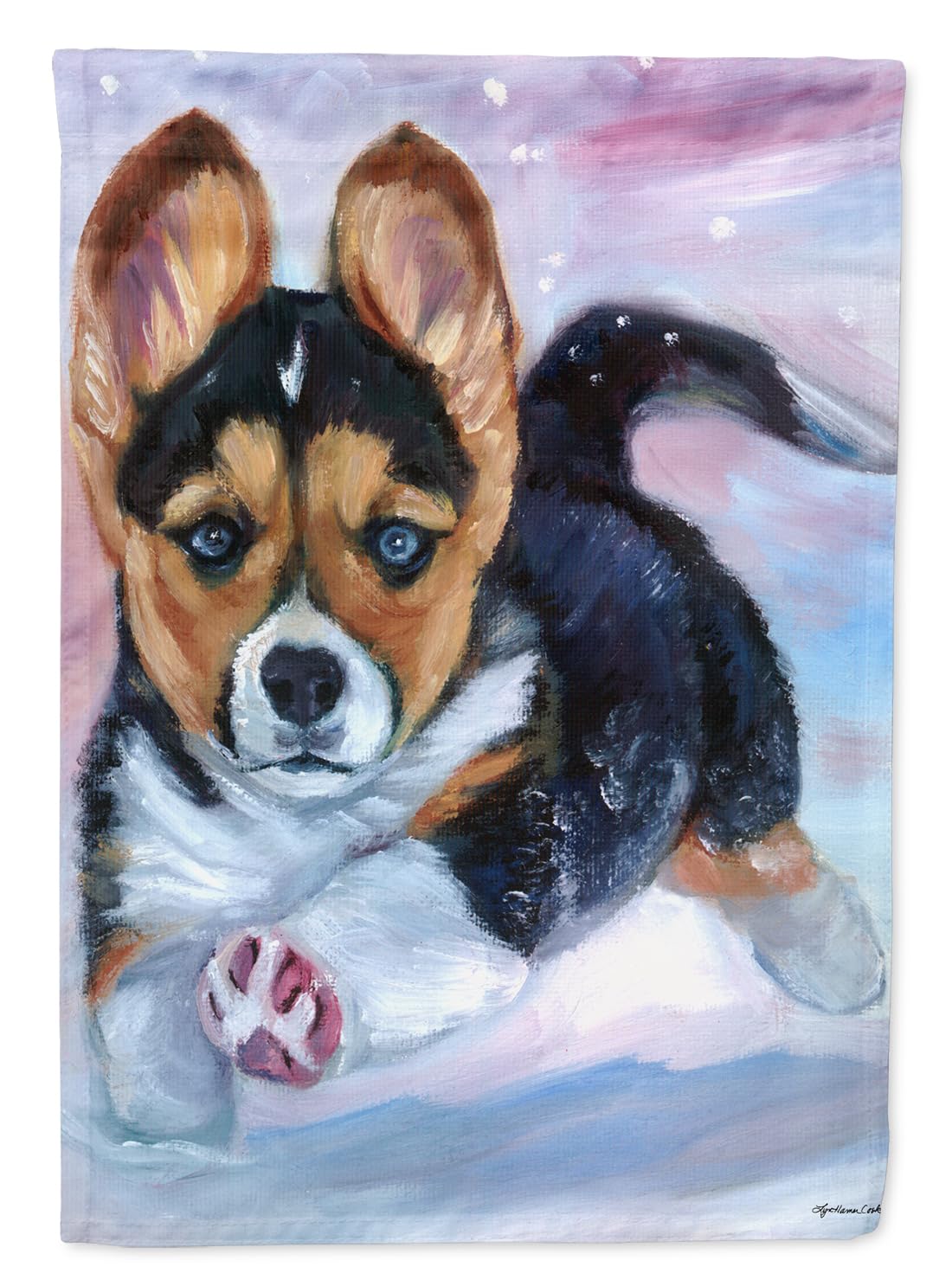 Corgi Flag Garden Size Caroline's Treasures 7371GF drapeau chien décoratif