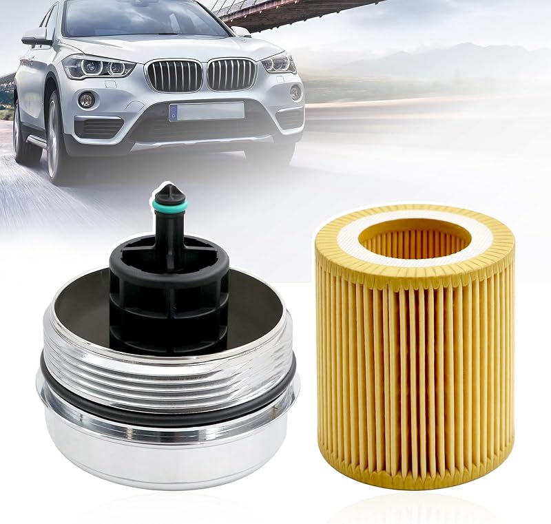 Tampa da carcaça do filtro de óleo em alumínio FARLEYO 11427525334 para BMW – 1 unidade