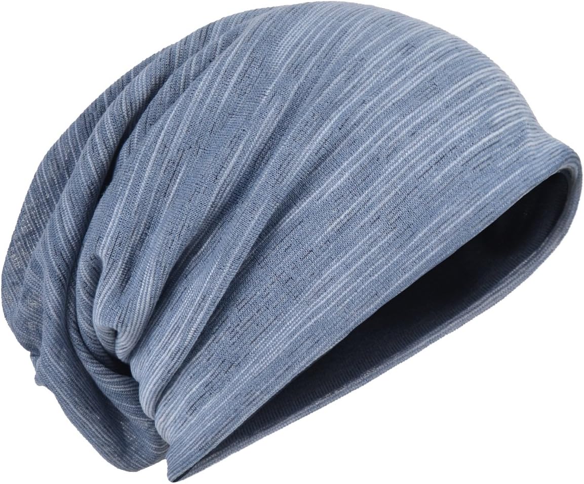 Men Slouch Hollow Beanie Thin Summer Cap Skullcap B011h