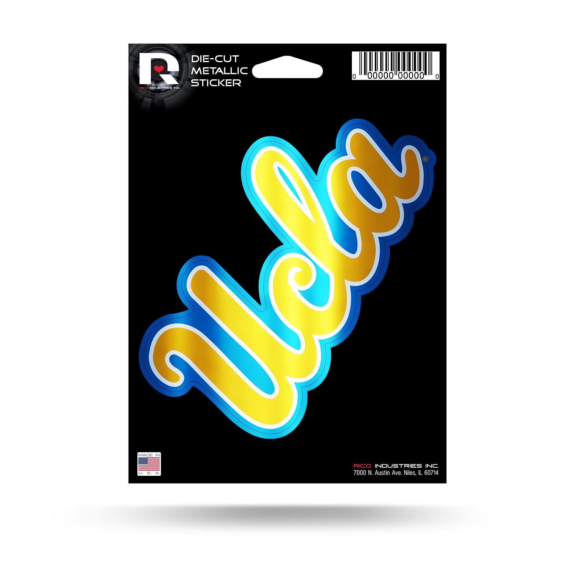 NCAA UCLA Bruins Die Cut Metallic Sticker