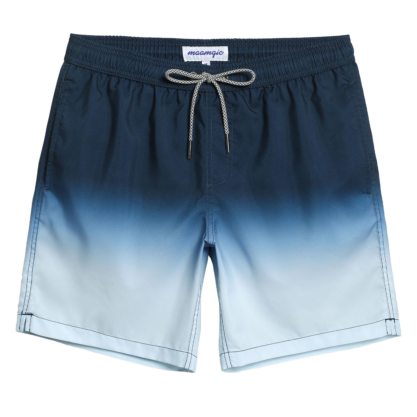 maamgic Mens Slim Fit Swim Shorts Swim Trunks 7 inch Quick Dry Mens Bathing Suits with Mesh Lining