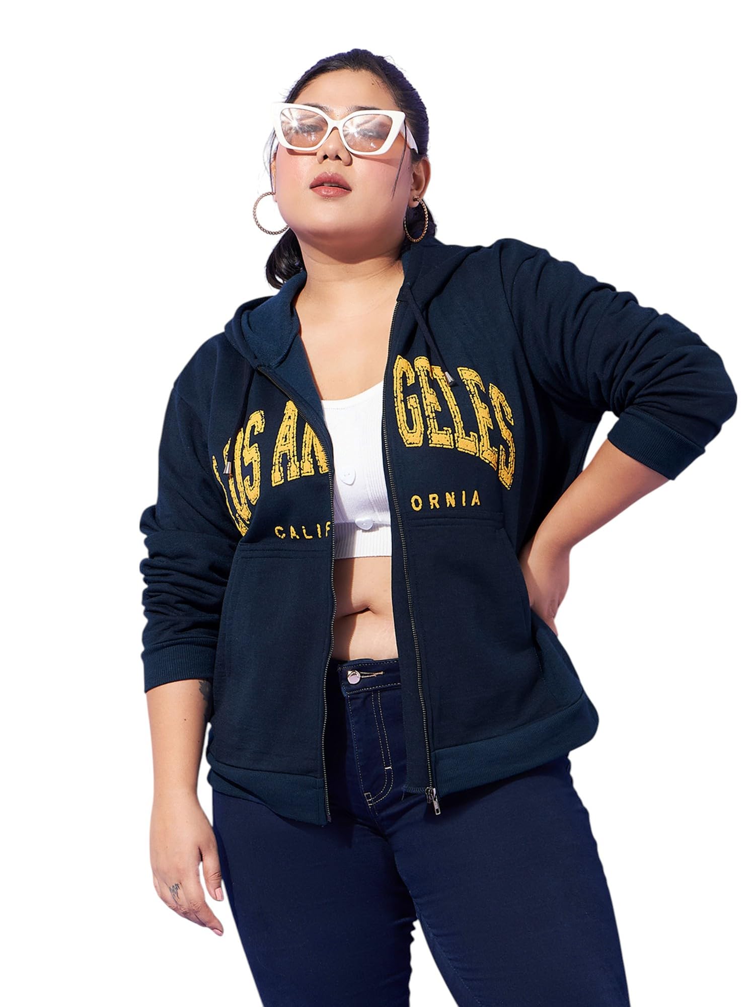 sassafras curve Women Hoodie Zipper Jacket-picture-36