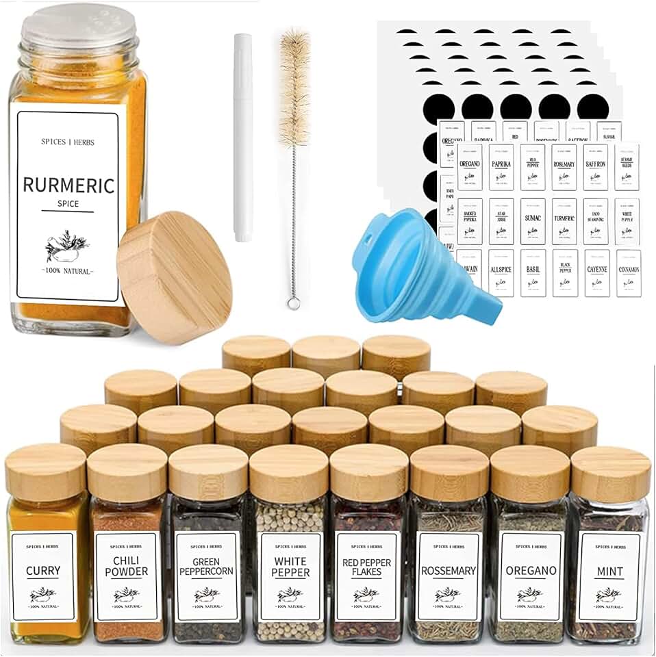 Amazon.co.uk Spice Jars Spice Jars / Dressing & Spice Dispensers