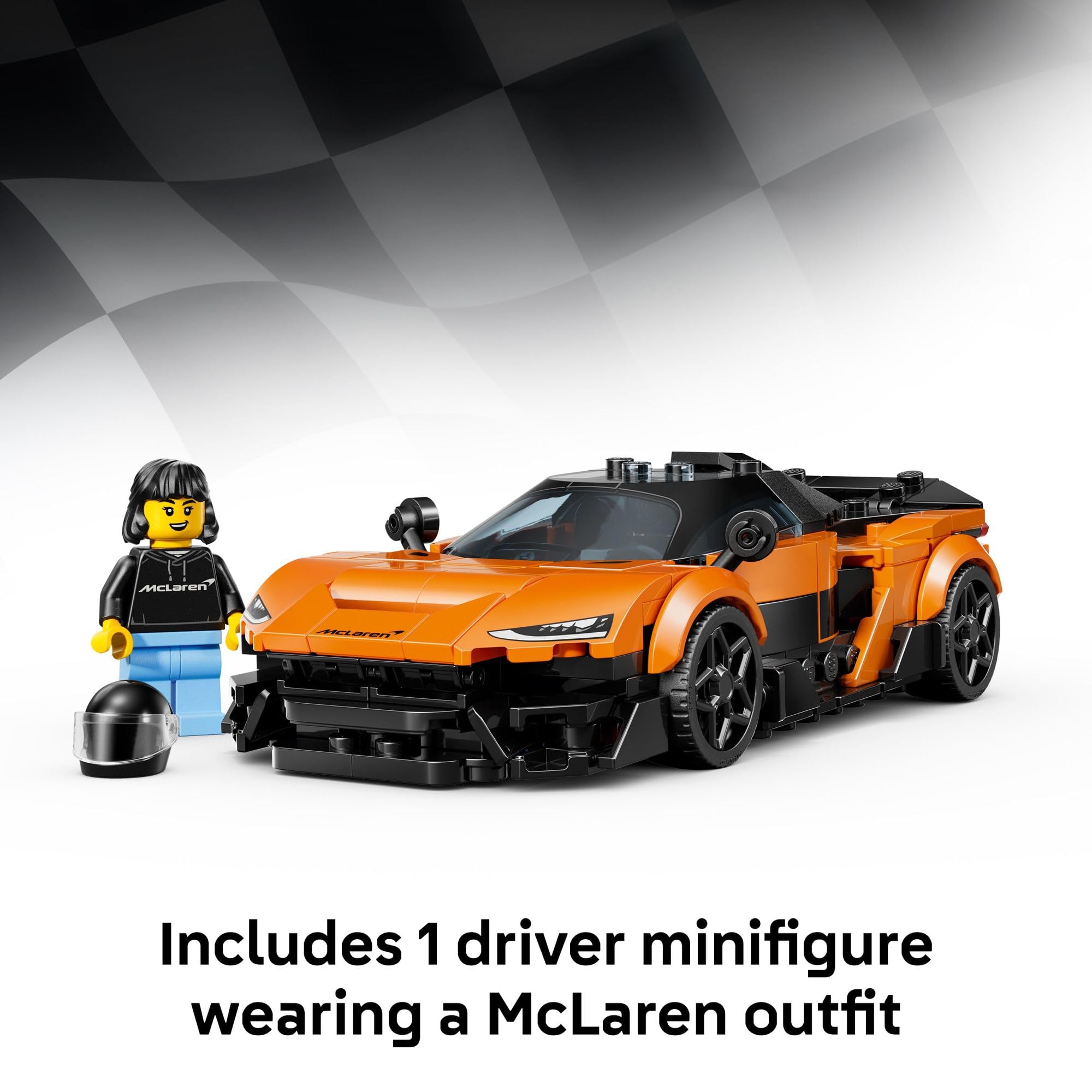 Amazon.com: LEGO Speed Champions McLaren W1 Race Car Toy for Boys