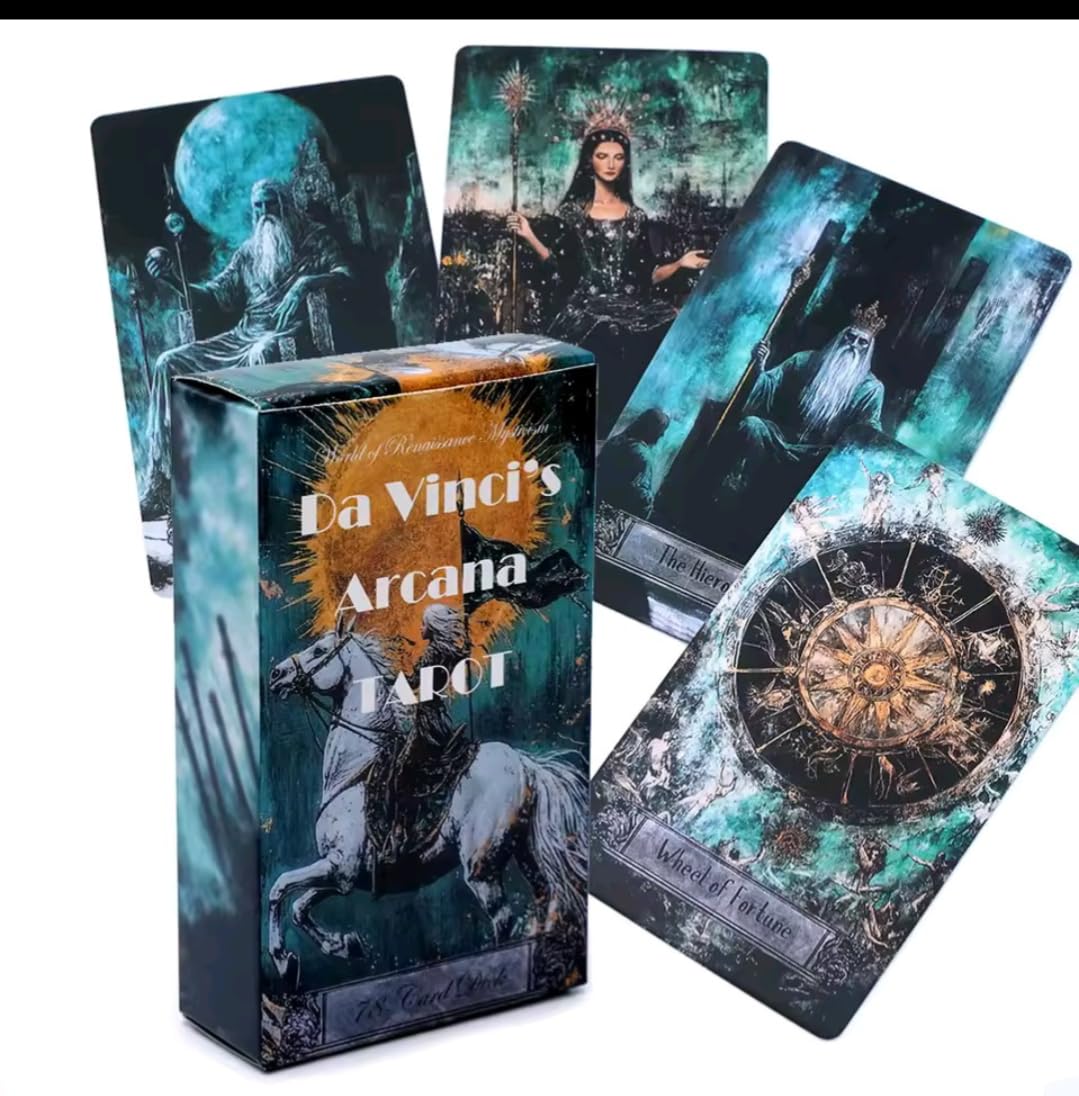 Amazon.co.jp: Da Vinci's タロット, 78枚カードデッキ, 10×6センチ