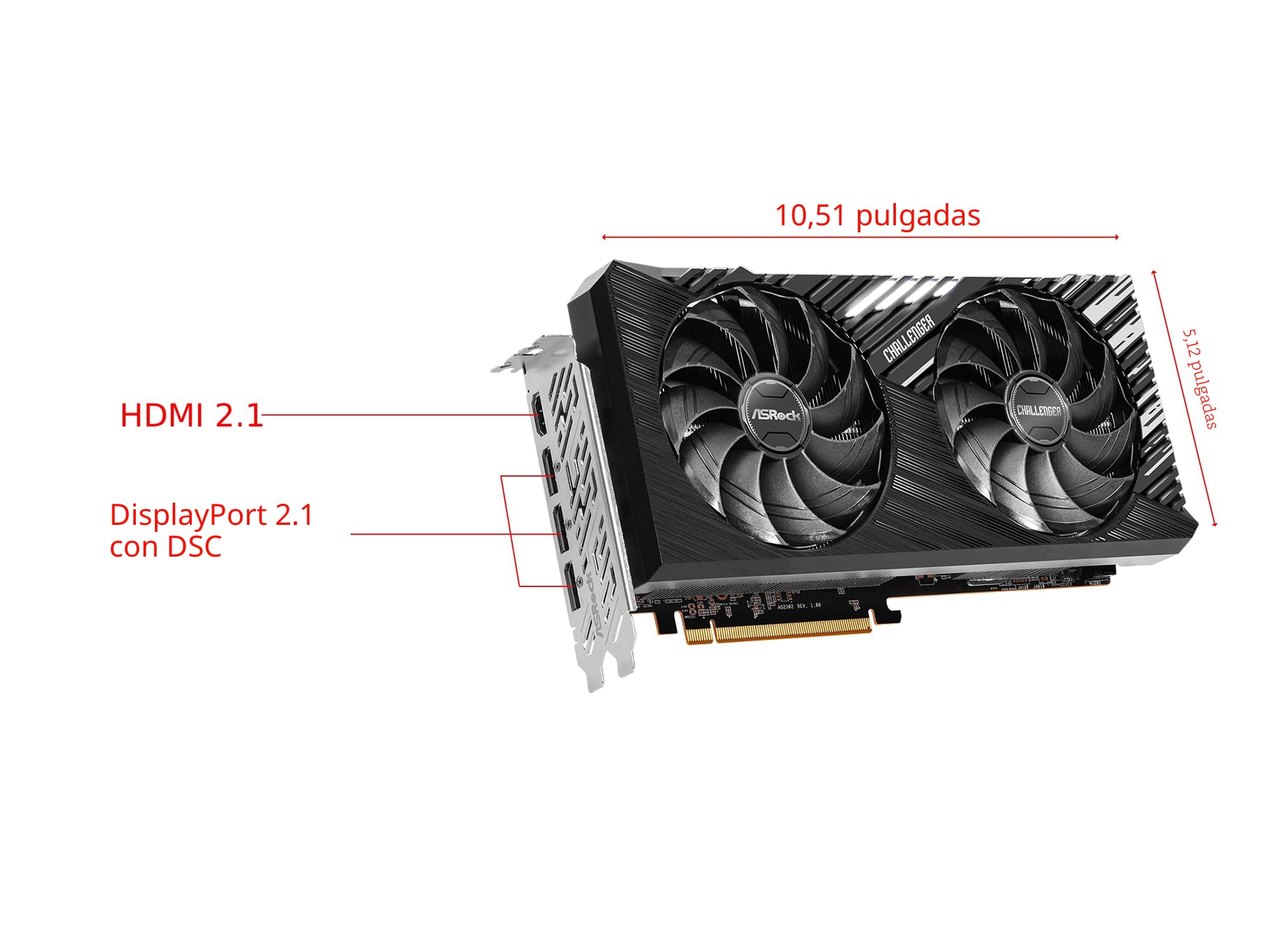 Amazon.com: ASRock AMD Radeon RX 7700 XT Challenger 12GB GDDR6 192
