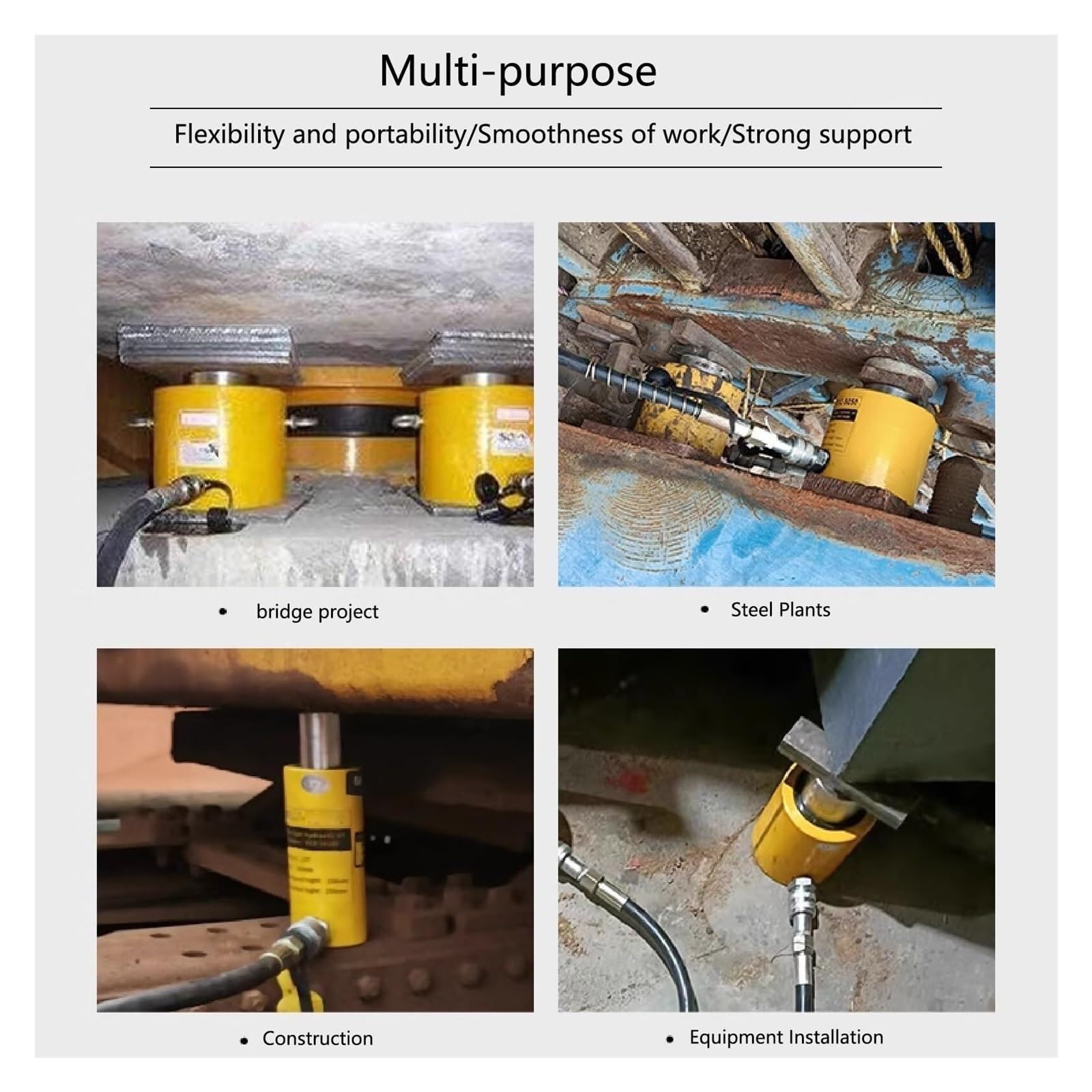 4-calowy hydrauliczny podnośnik wyścigowy, prostowanie i holowanie ciężarówek, ciężkie łodzie i sprzęt, wytrzymały składany podnośnik hydrauliczny