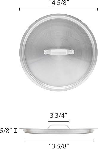 Miniatura 2 de Thunder Group Tapa para olla, 32 cuartos de galón, color plateado