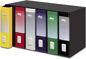 Esselte Dox 1 Class Box Lever Arch File, A4. Blue, Pack of 6