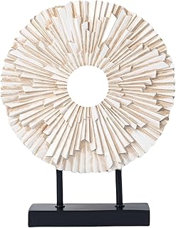 Minimalist Round Statue Above Cabinet Decor Kitchen, Modern Decorative S...