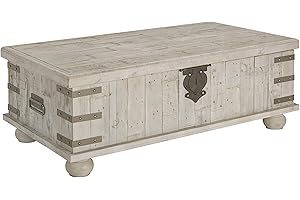 Signature Design by Ashley Carynhurst Farmhouse Coffee Table Trunk