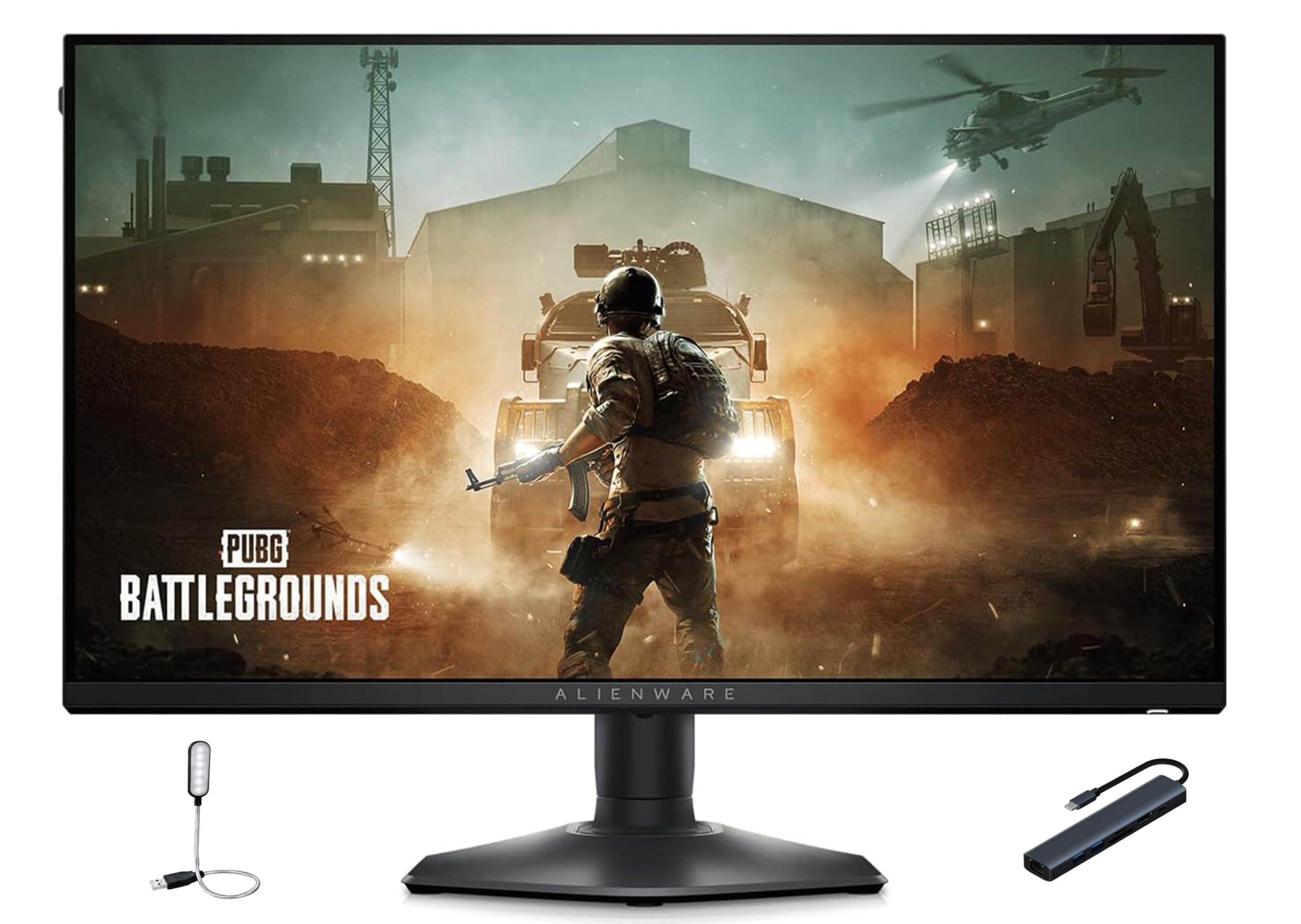 Alienware Gaming Monitor AW2523HF 24.5 inch IPS LED FHD (1920 x 1080) 360Hz Display, AMD FreeSync Monitor (USB, HDMI), Height/Tilt/Swivel/Pivot Adjustability, Dark Side of The Moon