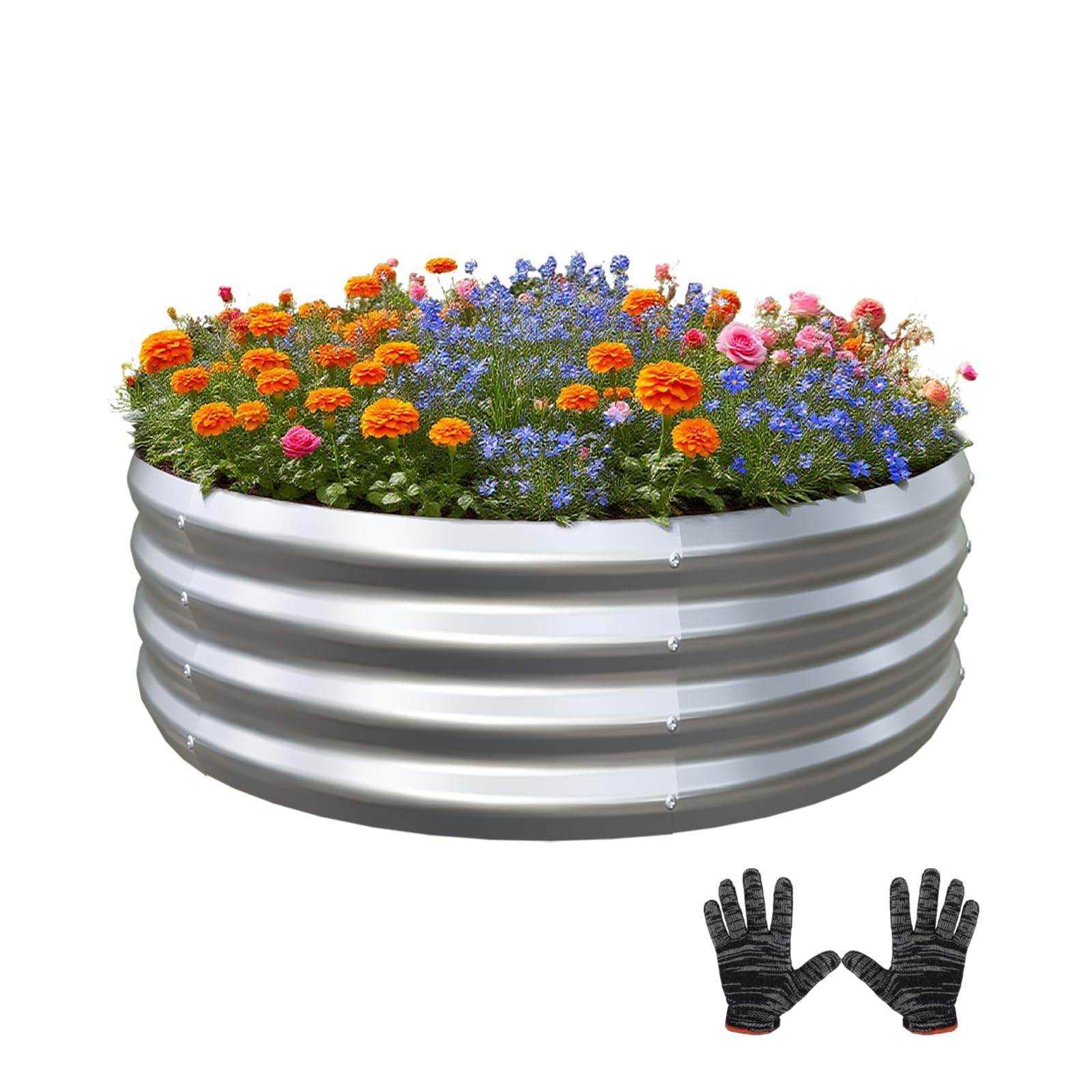 Galvanized Garden Bed Kit - Vegetable Planter -10