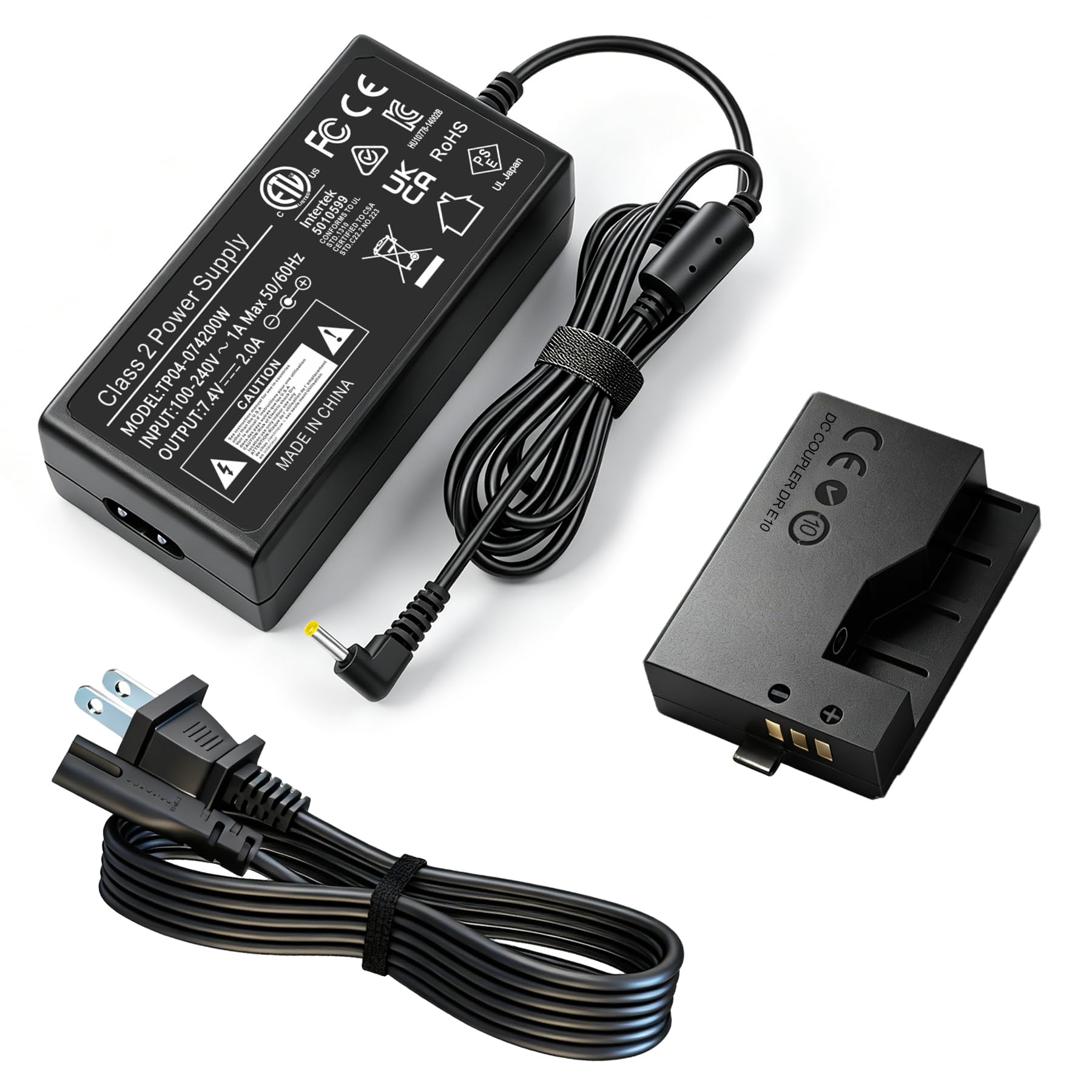 Amazon.com : HY1C ACK-E10 AC Power Adapter LP-E10 Dummy Battery DR