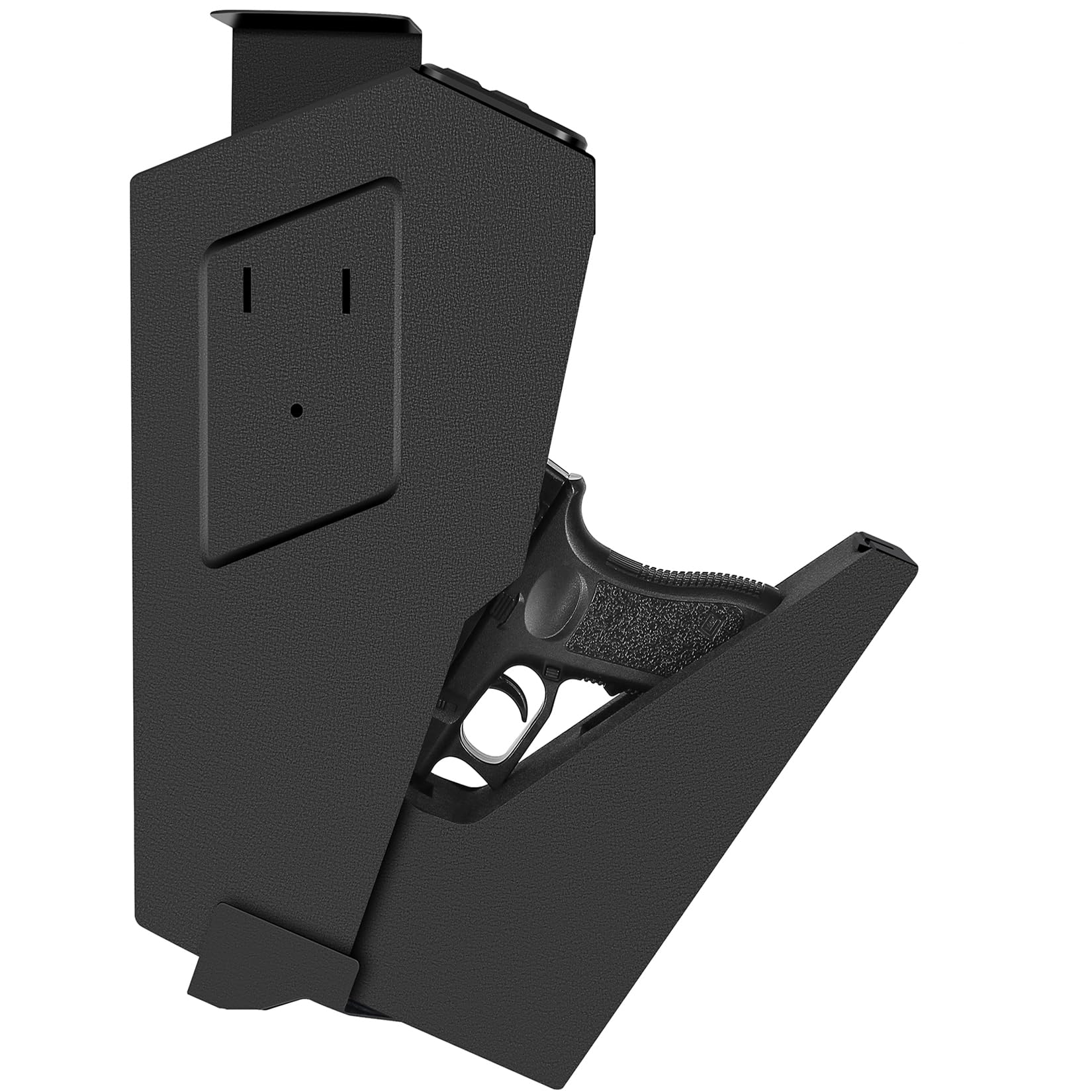 Snapklik.com : Biometric Hidden Handgun Gun Safe For Nightstand, Desk ...