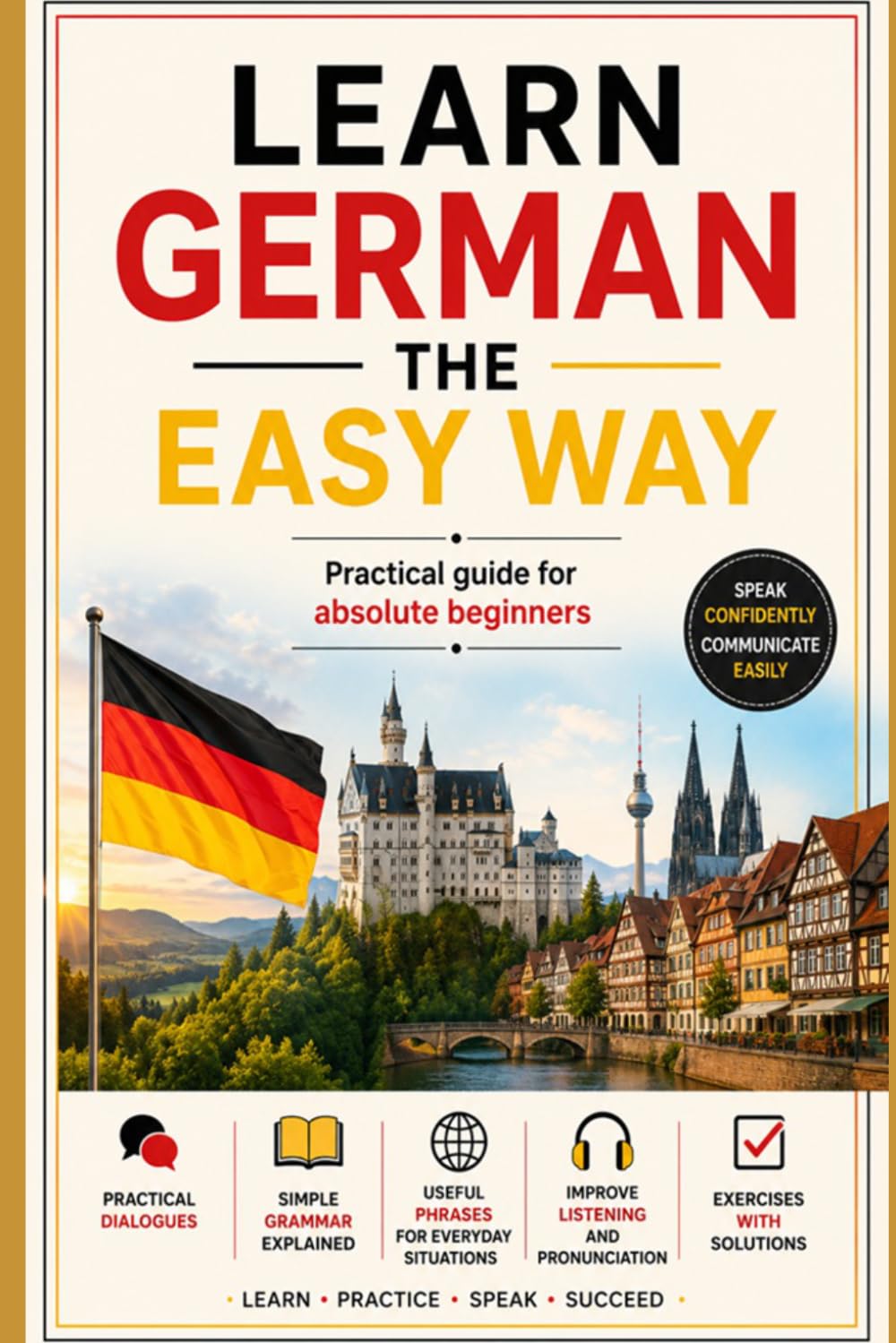 Learn German the Easy Way: Practical guide for absolute beginners