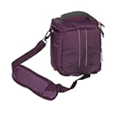 Purple Protective Portable Projector Carrying Case and Travel Bag Compatible With Optoma ML750e