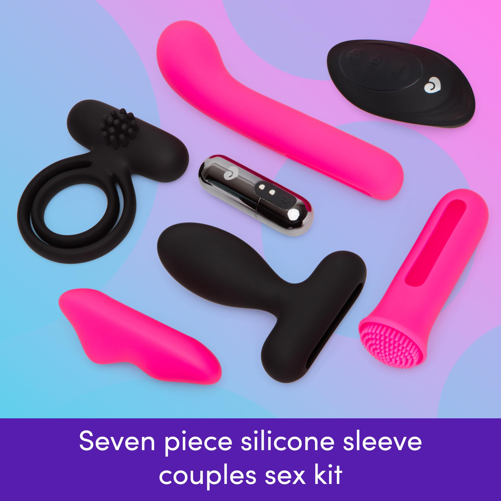 Amazon.com: Lovehoney Pleasure Link Couples Sex Toy Kit | Womens G Spot  Dildo, Clitoral Stimulator & Bullet Vibrator Sleeves with Remote Control |  Silicone Cock Ring & Anal Plug