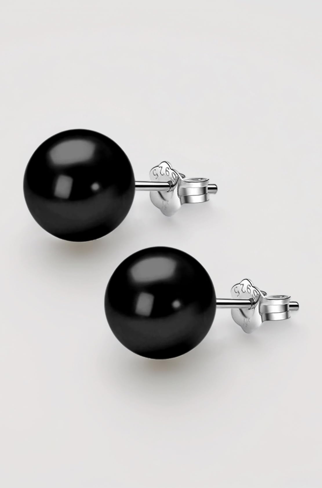 925 Silver Classic Pearl Earrings for Women | 92.5 Sterling Silver & Brilliant Lustre Pearls | Lovely Gift for Women