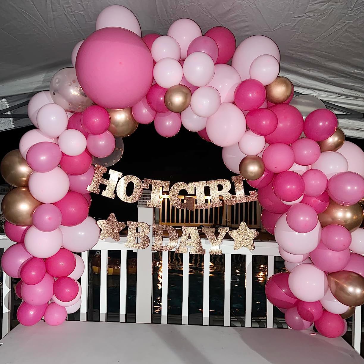 Girl Birthday Party Decorations ROTASLOG Hot Girl Birthday Decorations - Funny  Adult Party Kit With Balloons \u0026 Rose Gold Fringe Curtain Naughty Birthday  Theme, image size:1224x1224