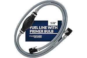 Five Oceans 3/8 Marine Outboard Motor Boat Fuel Line, Replaces Yamaha & Mercury Brand