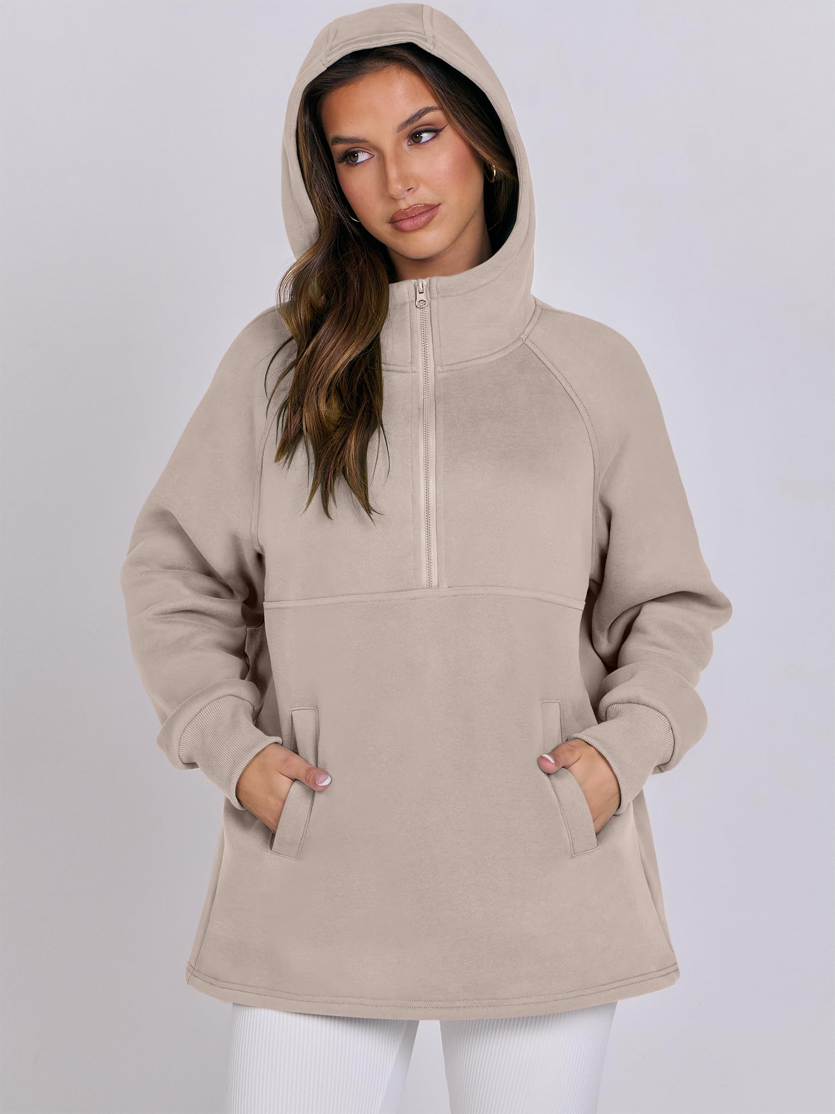 Damskie bluzy z kapturem z zamkiem błyskawicznym oversize bluzy polarowe z długim rękawem swetry z kieszenią 2024 nastolatki ubrania preppy