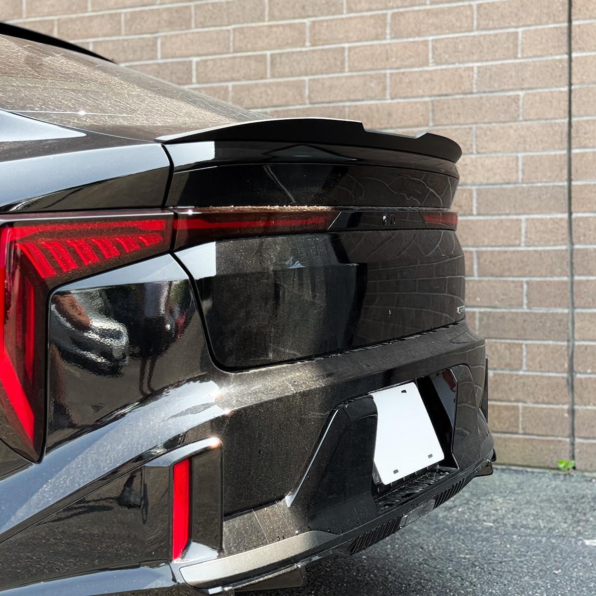 Duckbill Trunk Spoiler with Center Cut Compatible with Kia K4 2025-present SpoilerKing (284KC)