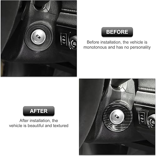 Miniatura 4 de Accesorios para Chevrolet Camaro 2010-2015 (grano de fibra de carbono)