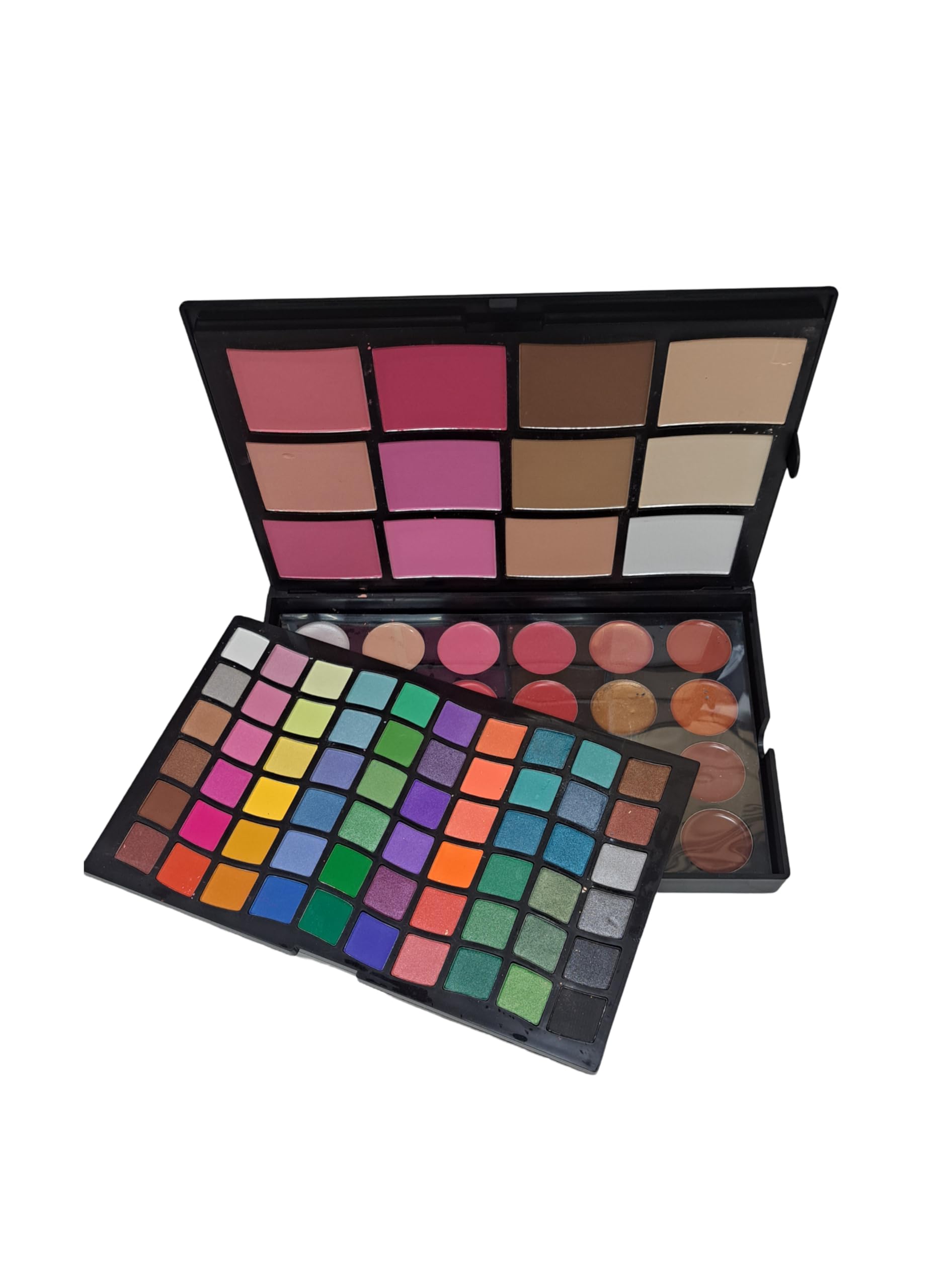 Paris Makeup Palette 3 Layers of 96 Colors with Mirror & Applicator-image-0