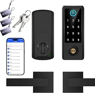 BEBASIA Smart Fingerprint Door Lock with...